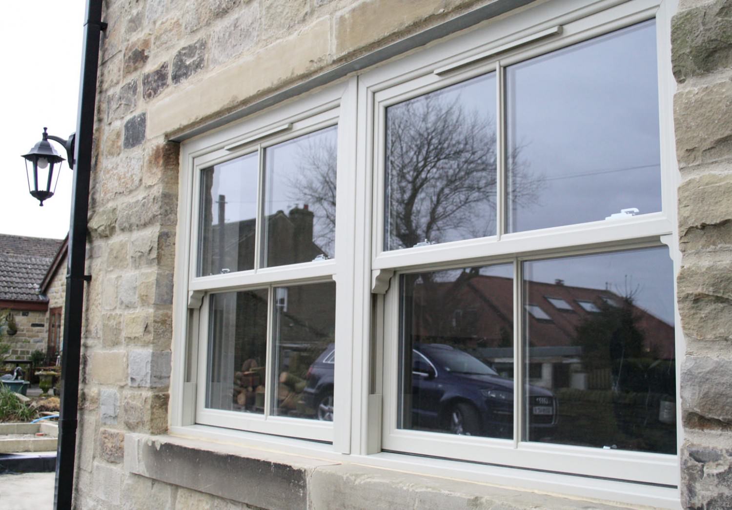 uPVC timber sash window replacement london