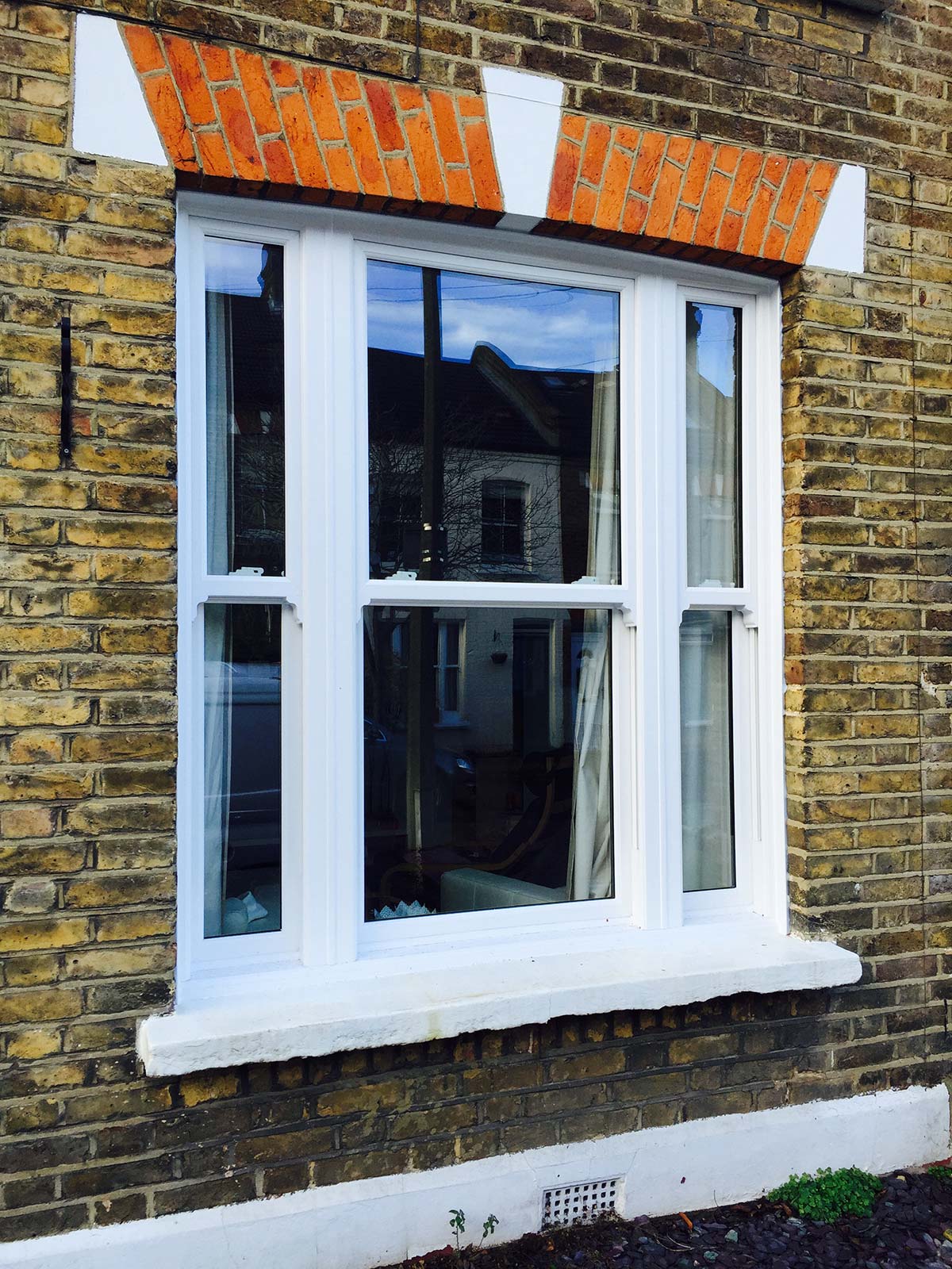 White uPVC Sash Windows