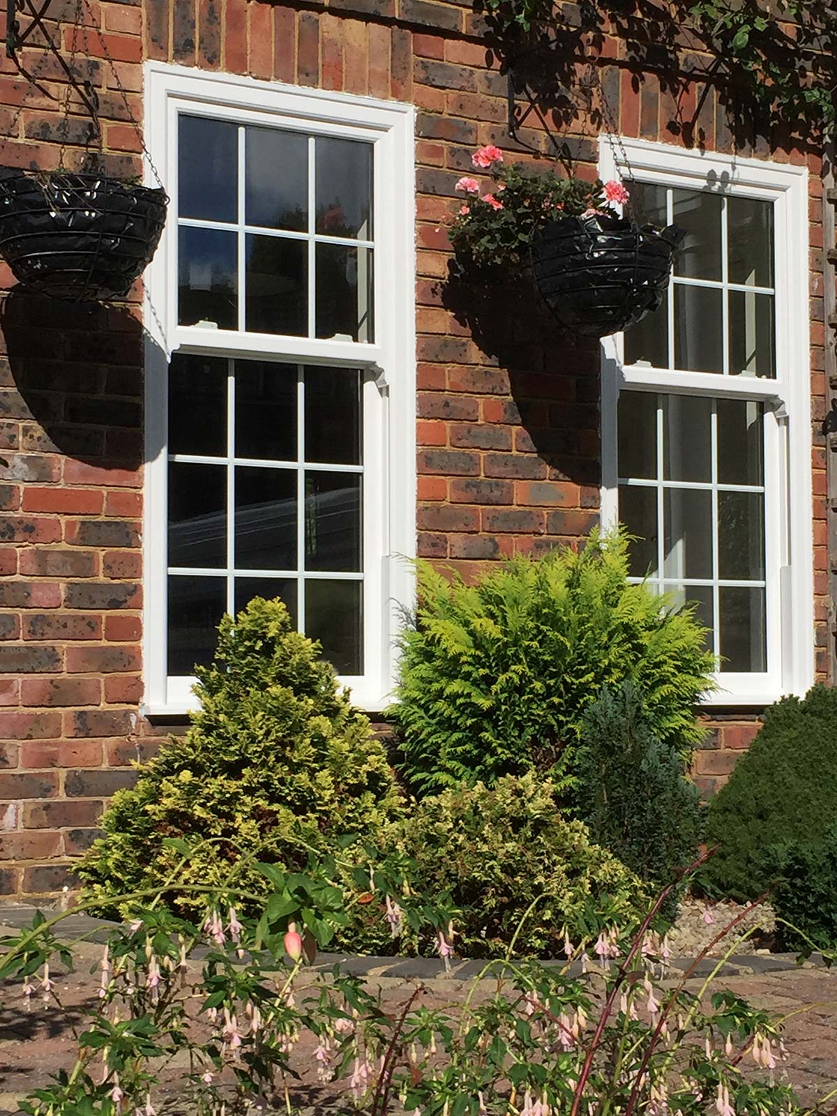 Cream Sash Windows